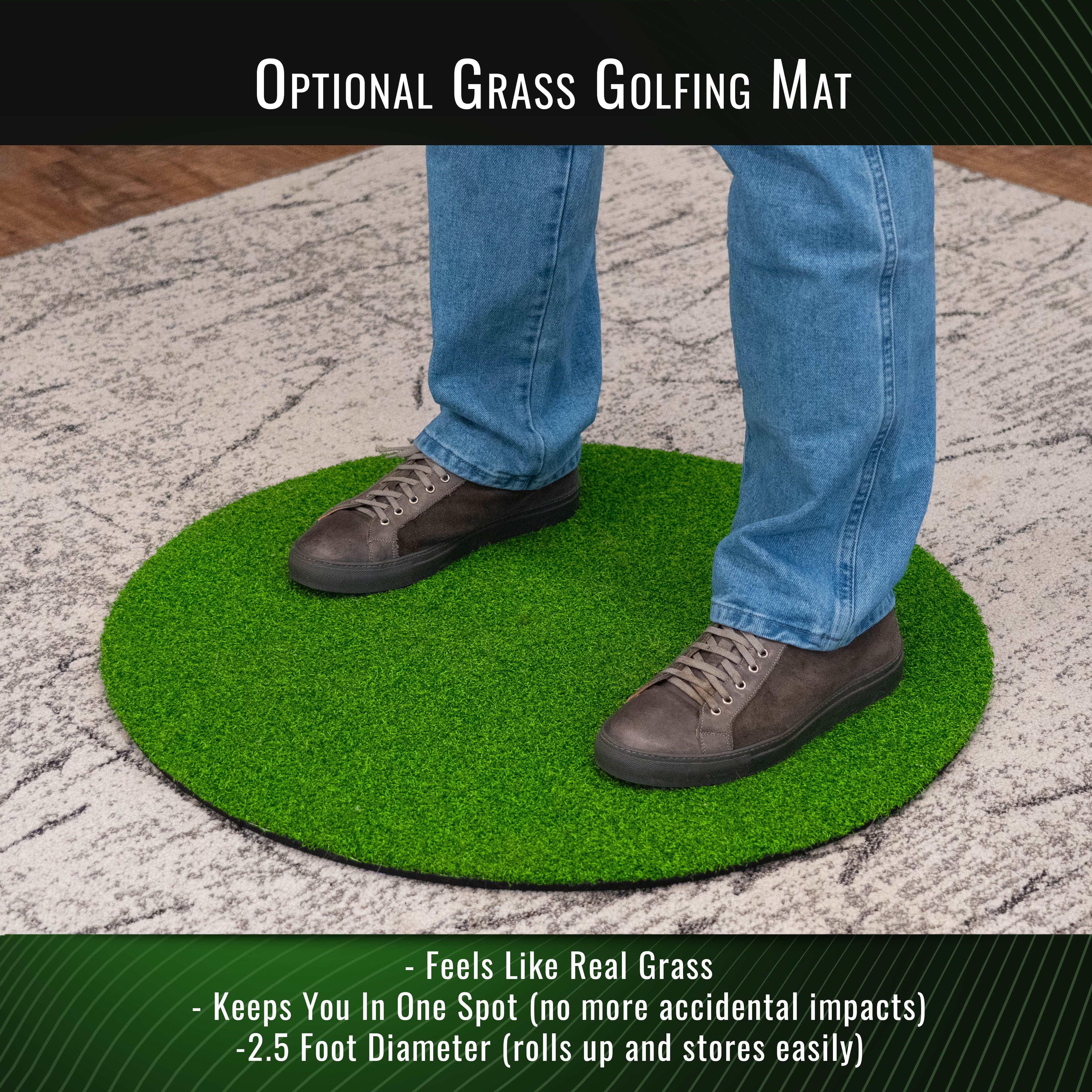 DriVR Elite - Adjustable VR Weighted Golf Club Handle Accessory