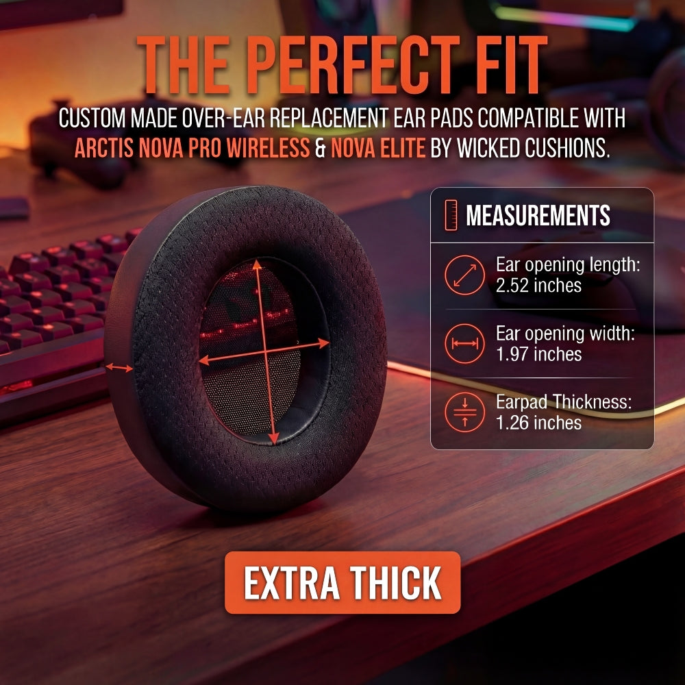 Arctis Nova Pro Wireless & Nova Elite Earpads