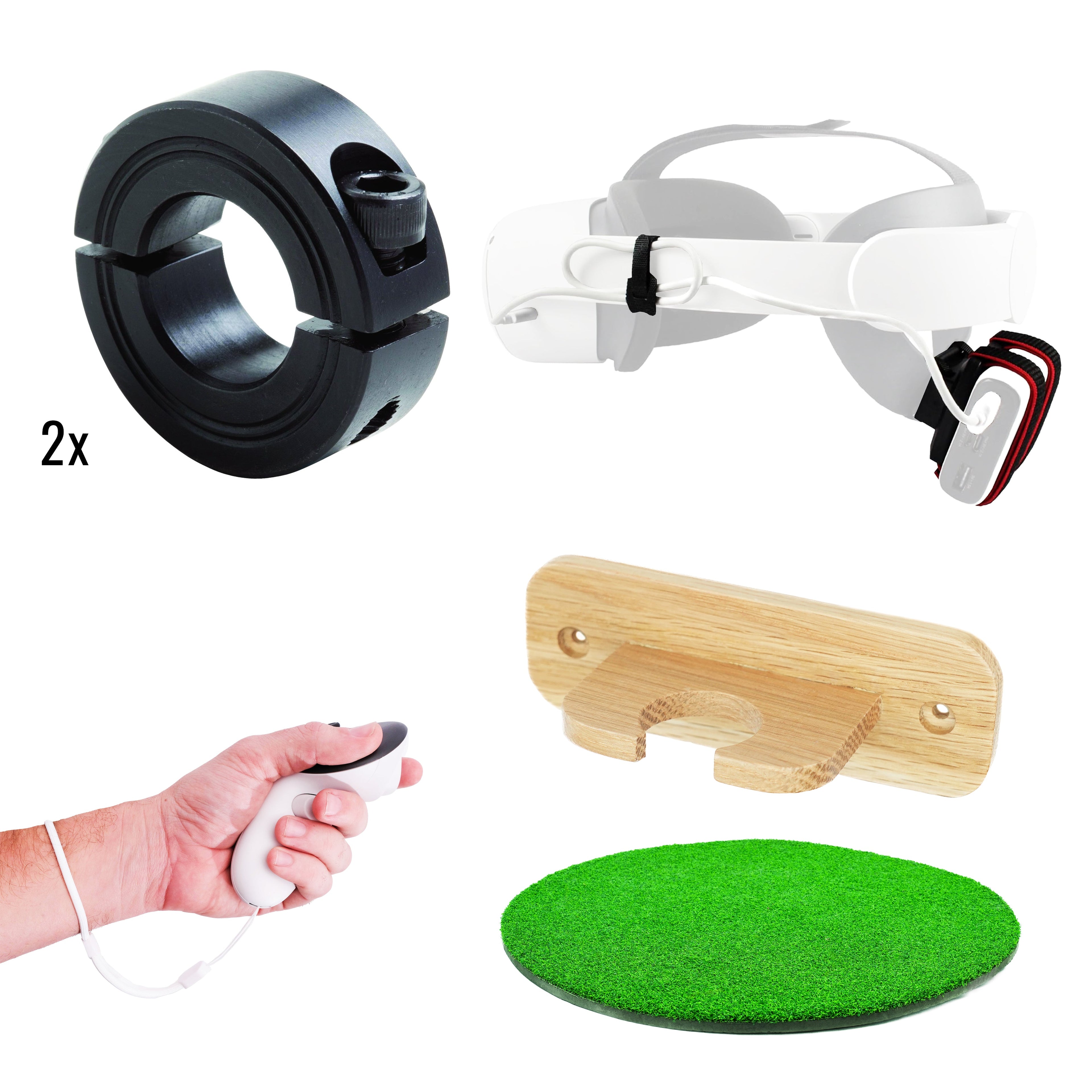 DriVR Elite - Adjustable VR Weighted Golf Club Handle Accessory